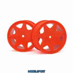 HPI 100622 Ultra 7 Wheels Orange 30mm (2Pcs