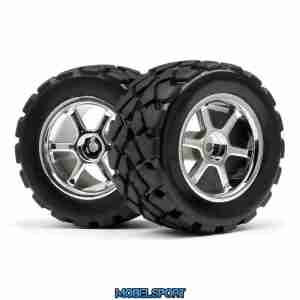 HPI 105524 Mounted Vt Tire/Wheel Set (4Pcs)