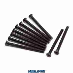 HPI 106427 Flat Head Screw M3X40mm (Hex Socket/10Pcs)