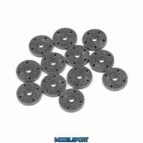 HPI 107367 4 And 5 Hole Shock Piston Set (1.2/1.3/1.4mm)