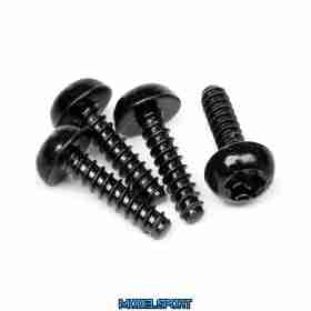 HPI 15495 Tp. Wide Button Head Screw M4X16mm (4Pcs)