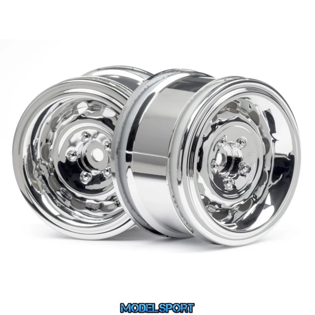 HPI 33473 Vintage Wheel Cc Type 31mm Chrome(6mm Offset/2Pcs)