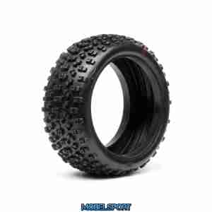 HPI 67744 Proto Tire (Red/ 1/8 Buggy)