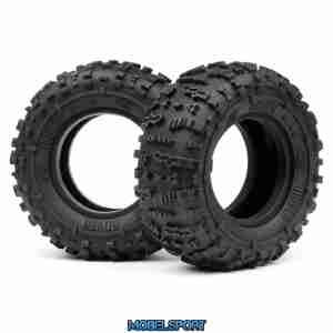 HPI 67913 Rover 1.9 Tire (Red/Rock Crawler/2Pcs)