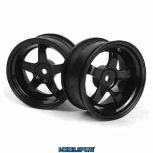 HPI 160524 Work Meister S1 Wheel Black 26mm (3mm OS/2pcs)