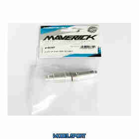 Maverick 150187 Aluminum Shock Body Set (Silver 2Pcs)