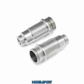 Maverick 150187 Aluminum Shock Body Set (Silver 2Pcs)