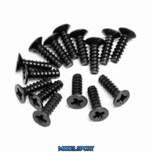 Maverick 22052 Countersunk Cross Head Self-Tapscrew M3X10mm 15Pcs