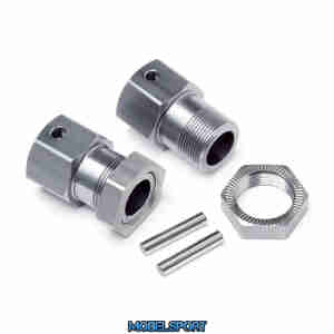 Maverick 24020 Wheel Hexes / Pins With Nuts Pr (Blackout Mt)