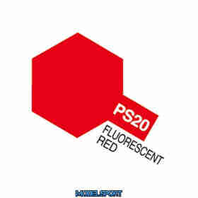 Tamiya Color Lexan PS-20 Flourecent Red