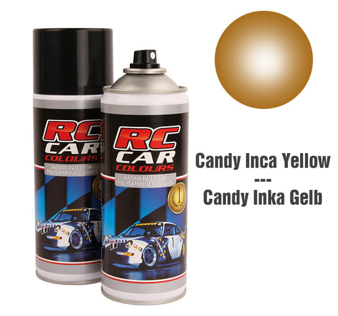 Lexan-Spray-Candy-Inca-Yellow-150ml_10 RC Car Colours Candy Inca Yellow Nr 1023 Spraymaling - Billede 1