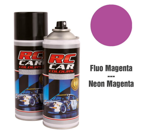 Lexan-Spray-Fluo-Magenta-Nr-1012-150ml-scaled_10 RC Car Colours Fluo Magenta Nr 1012 Spraymaling - Billede 1