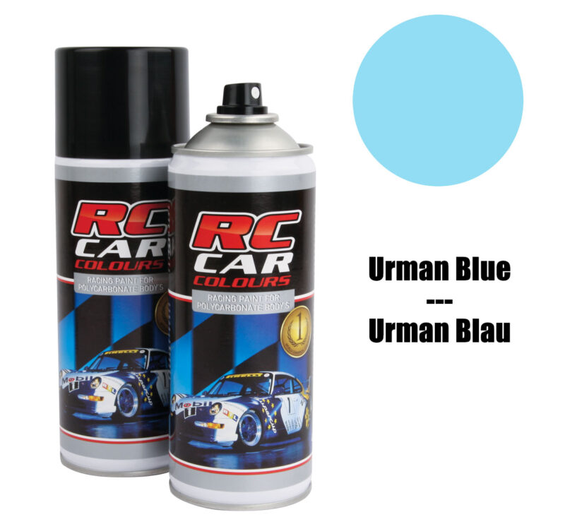 Lexan-Spray-Urman-Blue-Nr-148-150ml-scaled_10 RC Car Colours Urman Blue Nr 148 Spraymaling - Billede 1