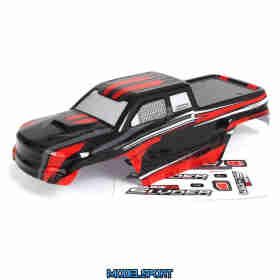 Blackzon 540190 Slyder MT Body (Black/Red)