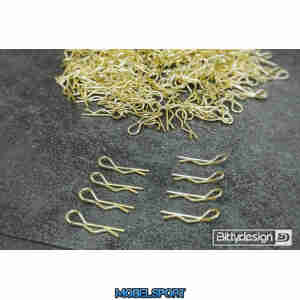 BittyDesign - 1/10 Body Clips Kit 8pcs (4x Left + 4x Right) - Gold
