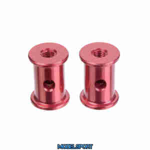Team Corally - Alum. Rear Brace Mount - 2 Pcs
