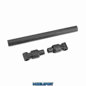 Team Corally - Chassis Tube - Rear - 130mm - Aluminum - Black - 1 Set