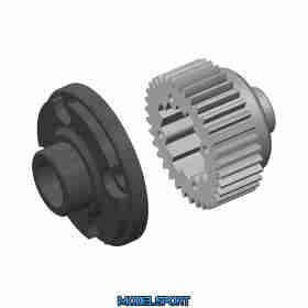 Team Corally - Diff Gear - Metal - Diff Gear Cover- 1 Set