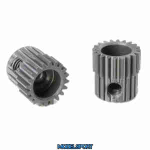 Team Corally - 64 DP Pinion - Short - Hard Anodised AL7075 - 20 Teeth - Shaft Dia. 3.17mm