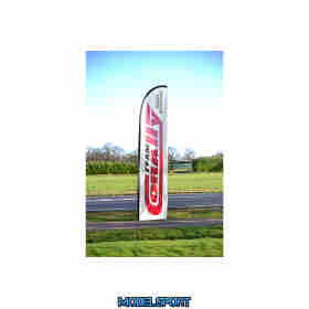 Team Corally - Beachflag - 315x65cm - Ground Spike Incl - 1 Set