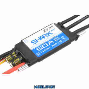 ZTW - Shark 50A SBEC G2 - 2-4S - SBEC 5-6V/4A