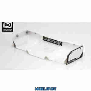 BittyDesign - "Zefirus" lexan wing kit for 1/8 buggy-truggy (White)