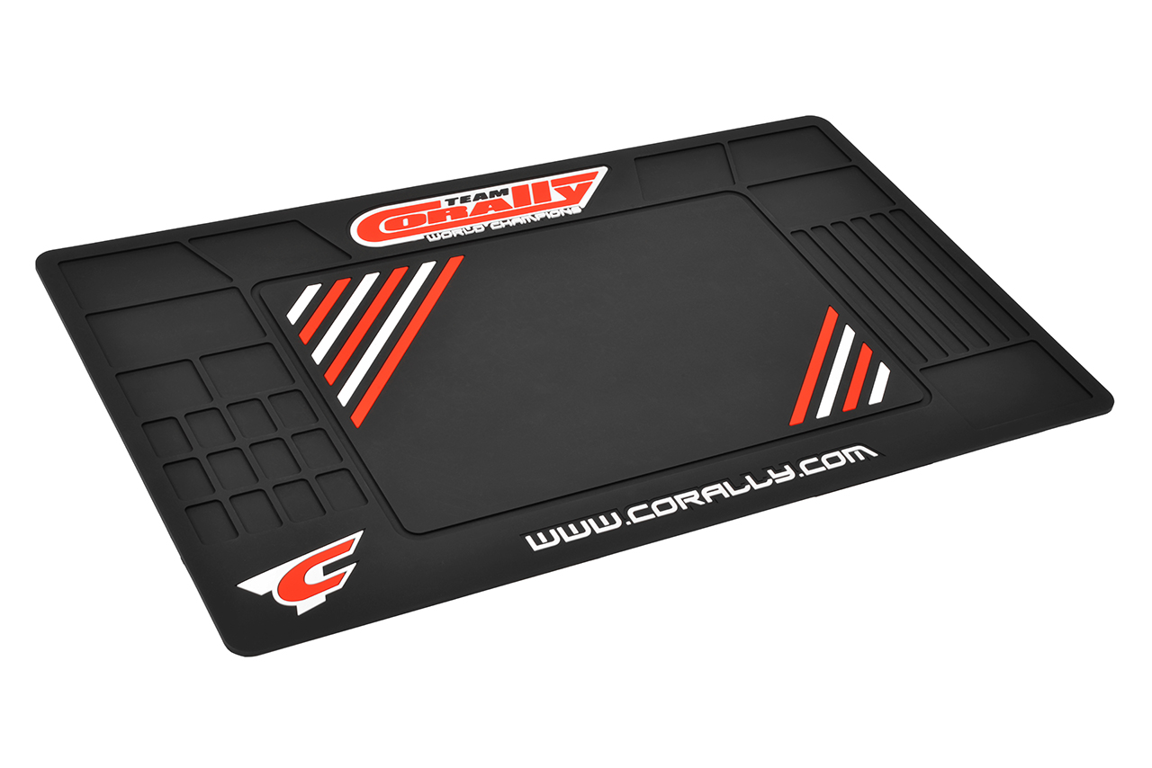 Team Corally - Pit Mat XL - Rubber - 85x50 cm - 5mm Thick Team Corally - Pit Mat XL - Rubber - 85x50 cm - 5mm Thick