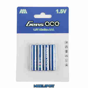Gens Ace AAA Alkaline 1,5V Tørbatteri (4 stk.)