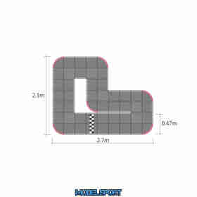 Kyosho Mini-Z Grand Prix Circuit 30 Urethane (48pcs – 30×30)