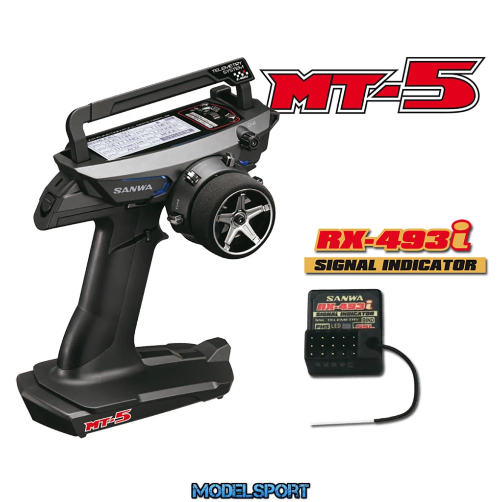 Sanwa MT-5 FH5 med RX493i Modtager