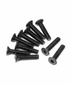 HPI 100556 Flat Head Screw M3X14mm (Hex Socket/10Pcs)