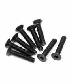 HPI 100557 Flat Head Screw M3X16mm (Hex Socket/8Pcs)