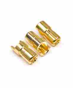 HPI 101952 Male Gold Connectors (6.0mm Dia) (3 Pcs)