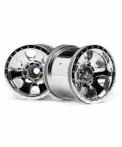 HPI 106722 Warlock Wheel Chrome (2.2In/2Pcs)