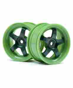 HPI 113095 Work Meister S1 Wheel Green 26mm (0mm Os/2Pcs)