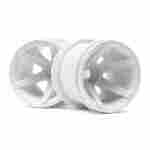 HPI 2100 Super Star Mt Wheels Front (White/2.2In/2Pcs)