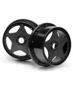 HPI 3221 Super Star Wheel Black front (120X60mm/2Pcs)