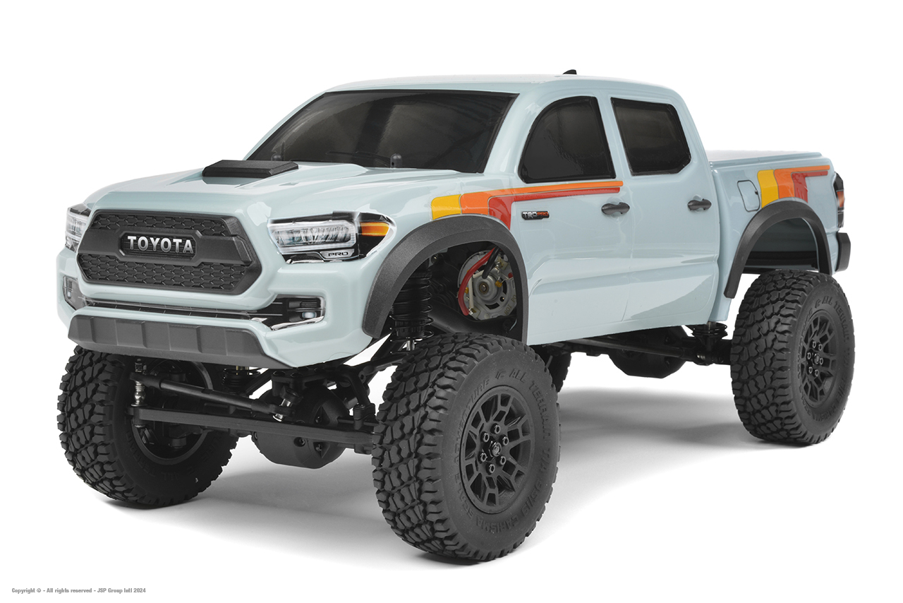 Carisma Adventure - SCA-1E Toyota Tacoma TRD 2.1PRO - Rolling Chassis Kit - 1/10 Scale - WB 313 mm - (Luna Rock Grey) Carisma Adventure - SCA-1E Toyota Tacoma TRD 2.1PRO - Rolling Chassis Kit - 1/10 Scale - WB 313 mm - (Luna Rock Grey)