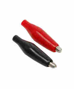 Schumacher Croc Clips Mini Rød/Sort 2 par