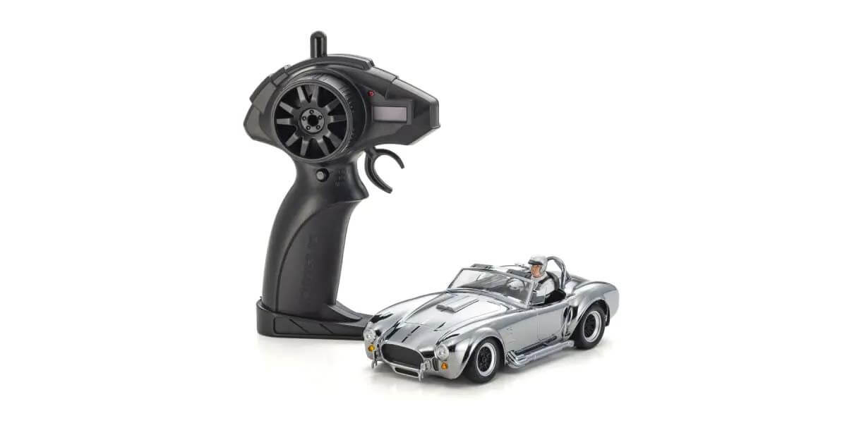Kyosho First Mini-Z 1-28 Shelby Cobra 427 SC Chrome -66610C K.66610C Kyosho First Mini-Z 1:28 Shelby Cobra 427 SC Chrome - 66610C