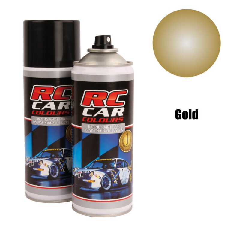 RC Car Colours Gold Metalic Nr 910 Spraymaling