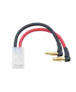 Lipo H/C Adaptor Wire-4mm Male Plug-Tamiya