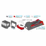 Tamiya 58683 Mercedes Benz Race Truck Actros MP4 Fjernstyret bil - Billede 9