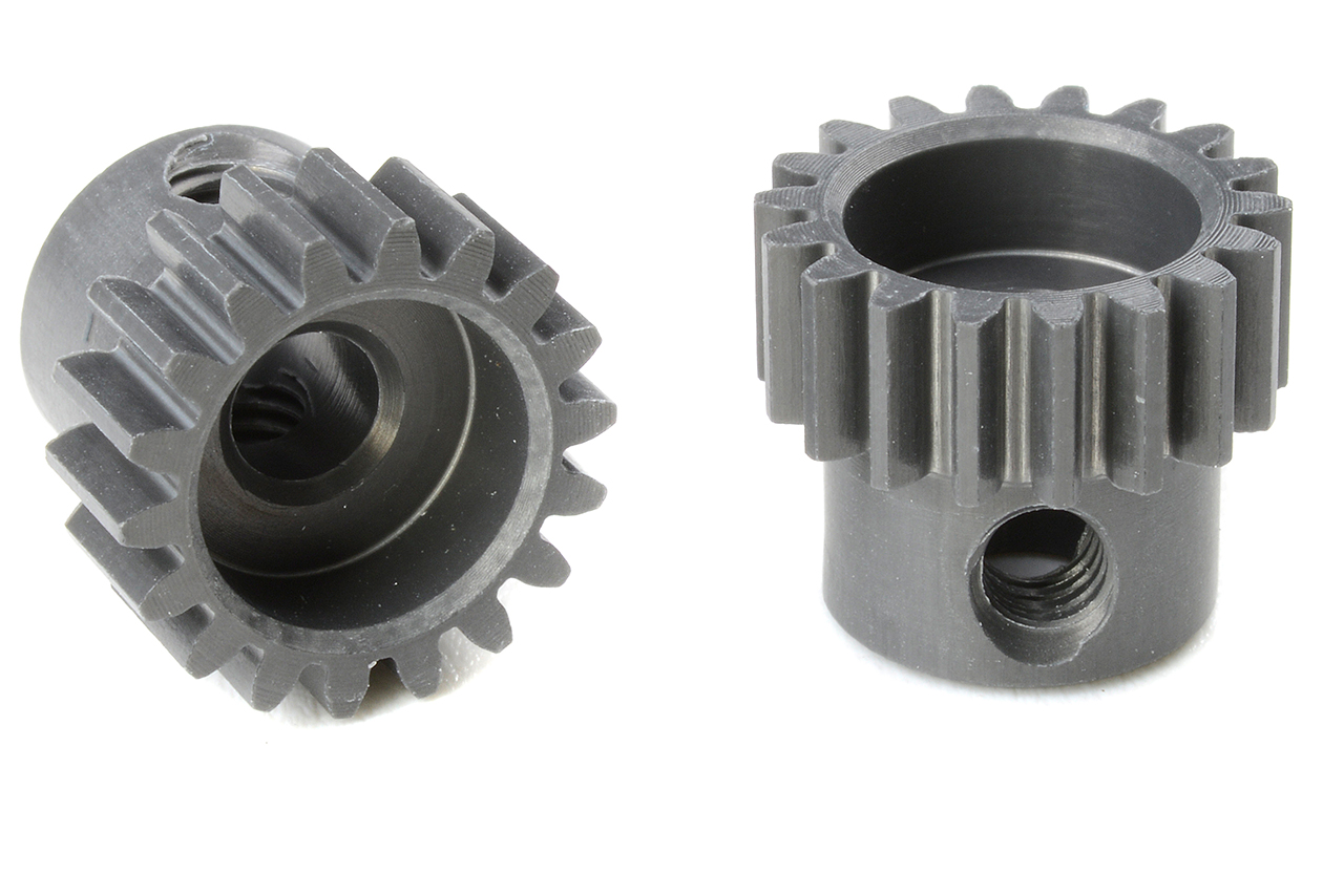 Team Corally 48 DP Pinion Short Hard Anodised AL7075 18 Teeth Shaft Dia. 3.17mm Team Corally 48 DP Pinion Short Hard Anodised AL7075 18 Teeth Shaft Dia. 3.17mm